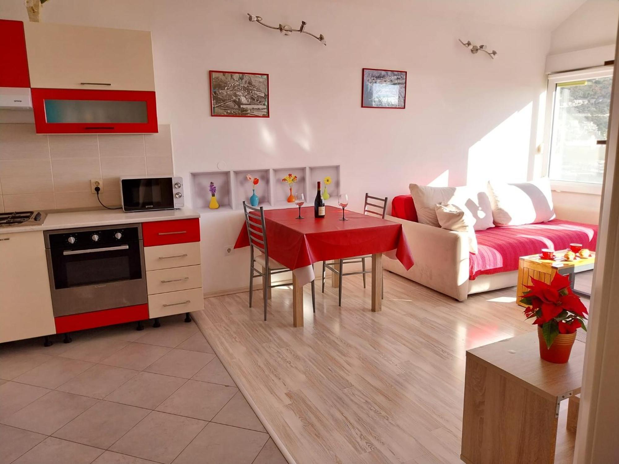 Seaview Apartment Omis Bagian luar foto